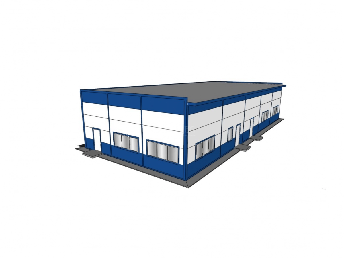 3D визуализация Автомойка из сэндвич-панелей - фото 12